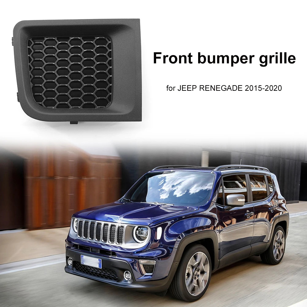 

Front Bumper Lower Grille Bezel Cover Car Front Bumper Lower Grille Left/Right 5XB62LXHAA 5XB63LXHAA for Jeep Renegade 2015-2020