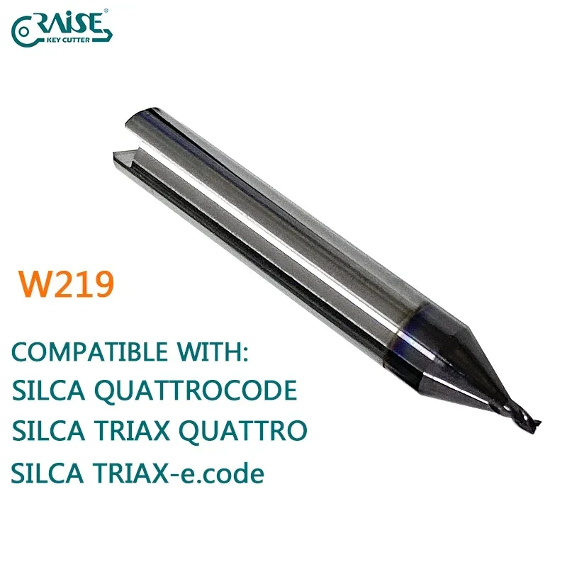 Milling Cutter W219 for EVVA 3KS keys Compatible with SILCA QUATTROCODE TRIAX QUATTRO TRIAX E.CODE Key Duplicator Machine