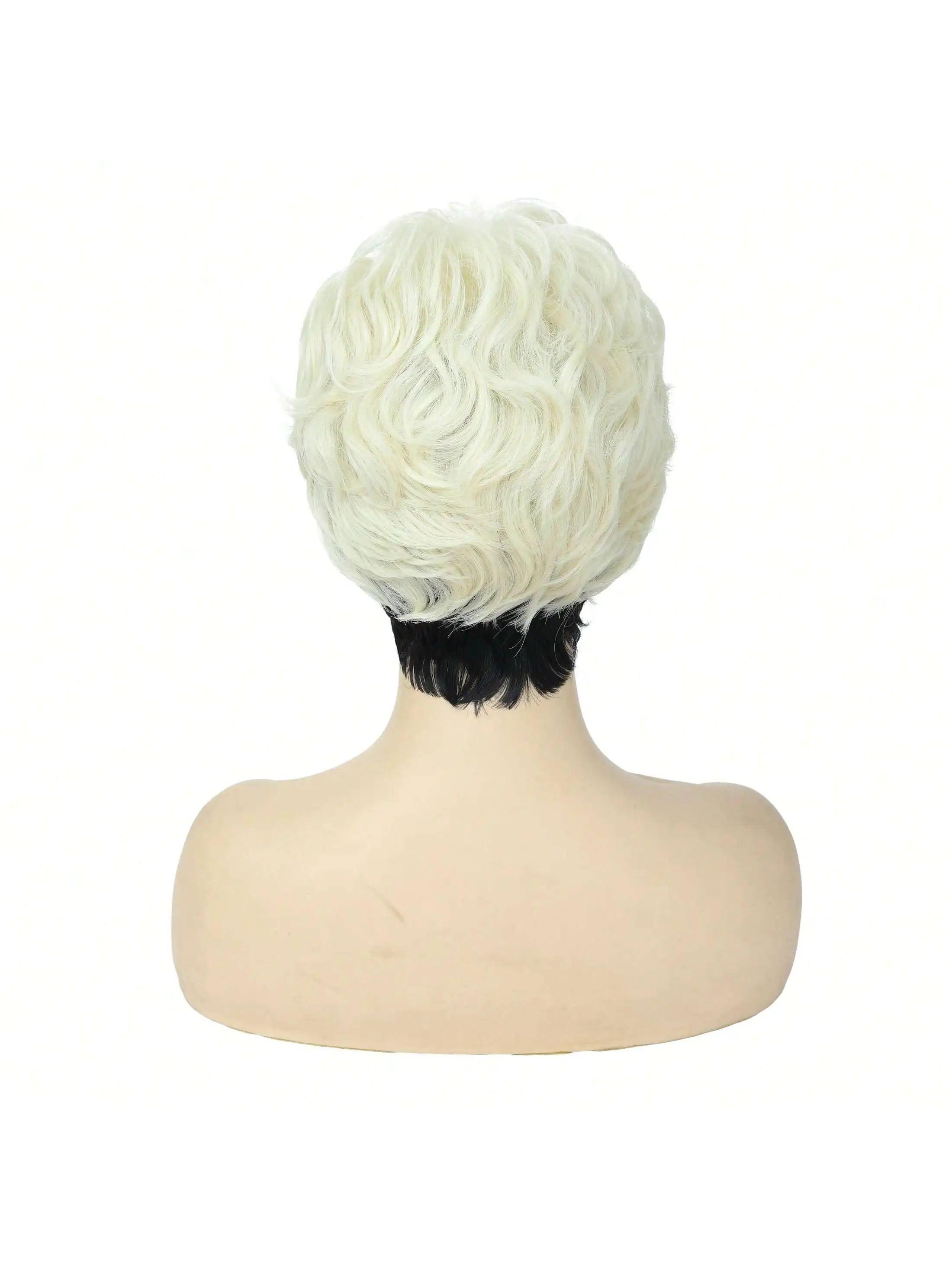 Natural Curl Hair Pixie Cut Wigs For Women Layered Short Wig  Curly Pixie Cut Wig For African American