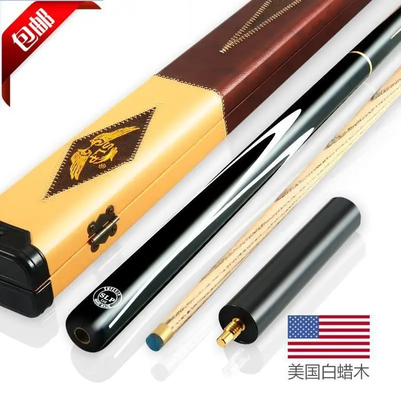 Weighted Pool Club Small Head British Snooker Chinese Black 8 Eight Table Club Split Manual Rod Quality