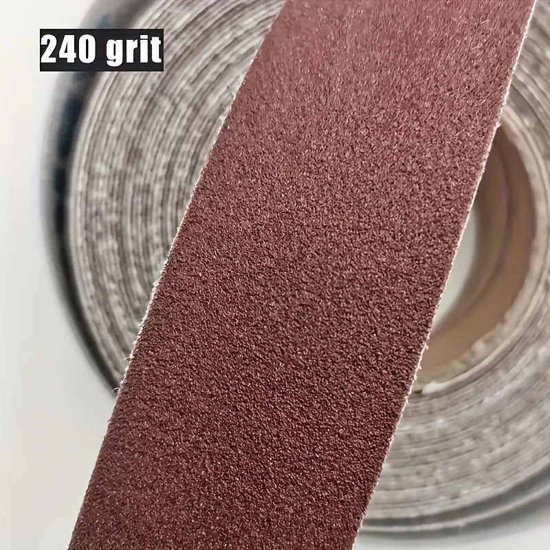 1-Inch diamond emery roll, 5-grain sanded paper roll, assorted sandpaper, for woodworking automotive metal polishing