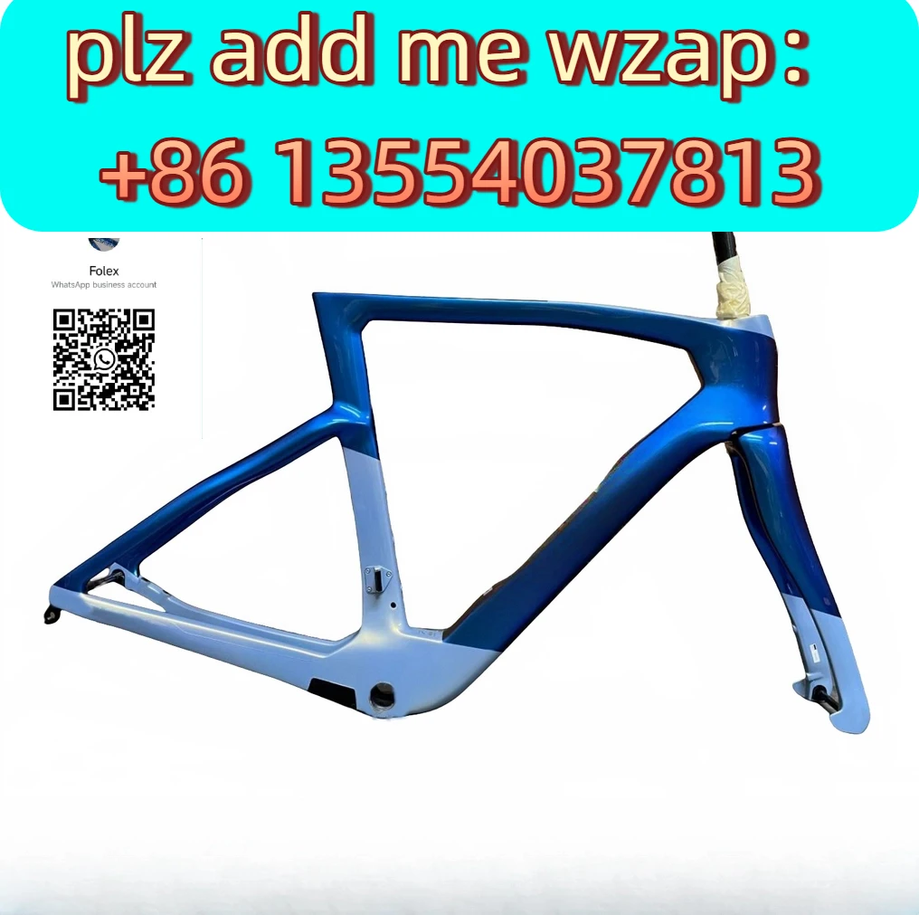 

F14 F Bike Frame Rim Disc Brake Carbon Road Frameset F16 Gray Chameleon+ Handlebar DI2 40 Colors