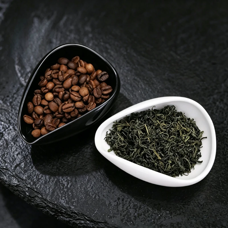 multicolour Coffee Bean Plate Coffee Measuring Cup Coffee Powder tray, for Bar Yoga Home Cafe accessories - view 5
