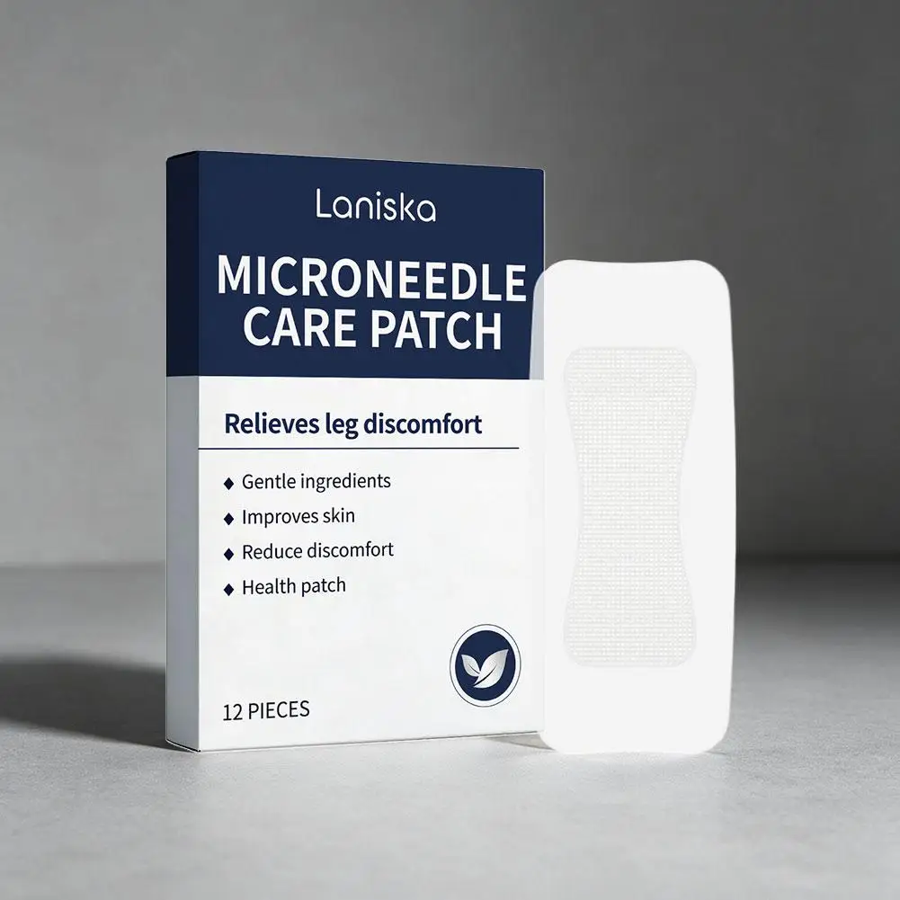 Promote Blood Circulation Relieves Leg Discomfort Gentle Patch 12pieces Improve Varicose Veins Stickers Microneedle Care Patch
