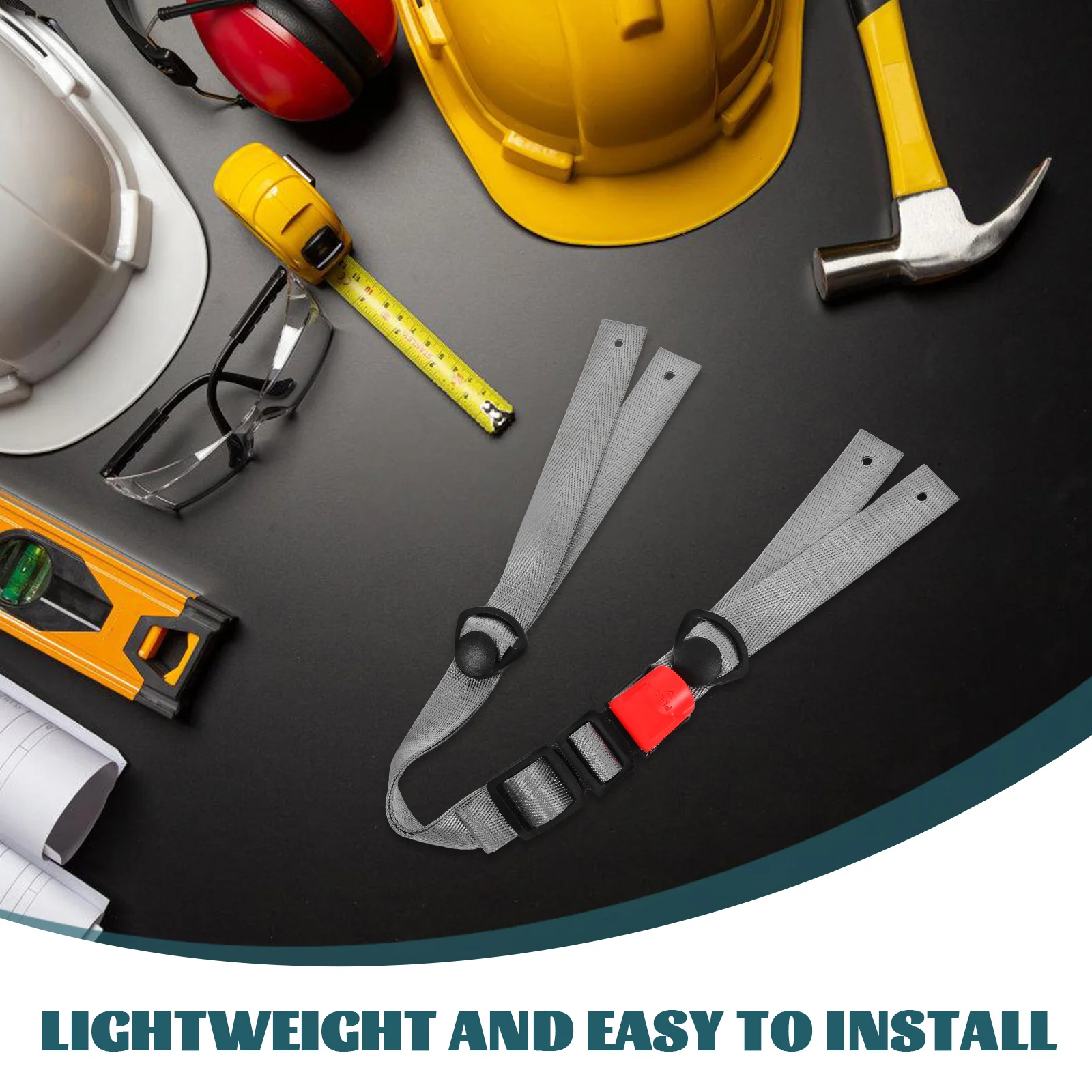 Hard Hat Chin Strap Strap with Adjustable Elastic Strap for Construction Worker Hat and Bike