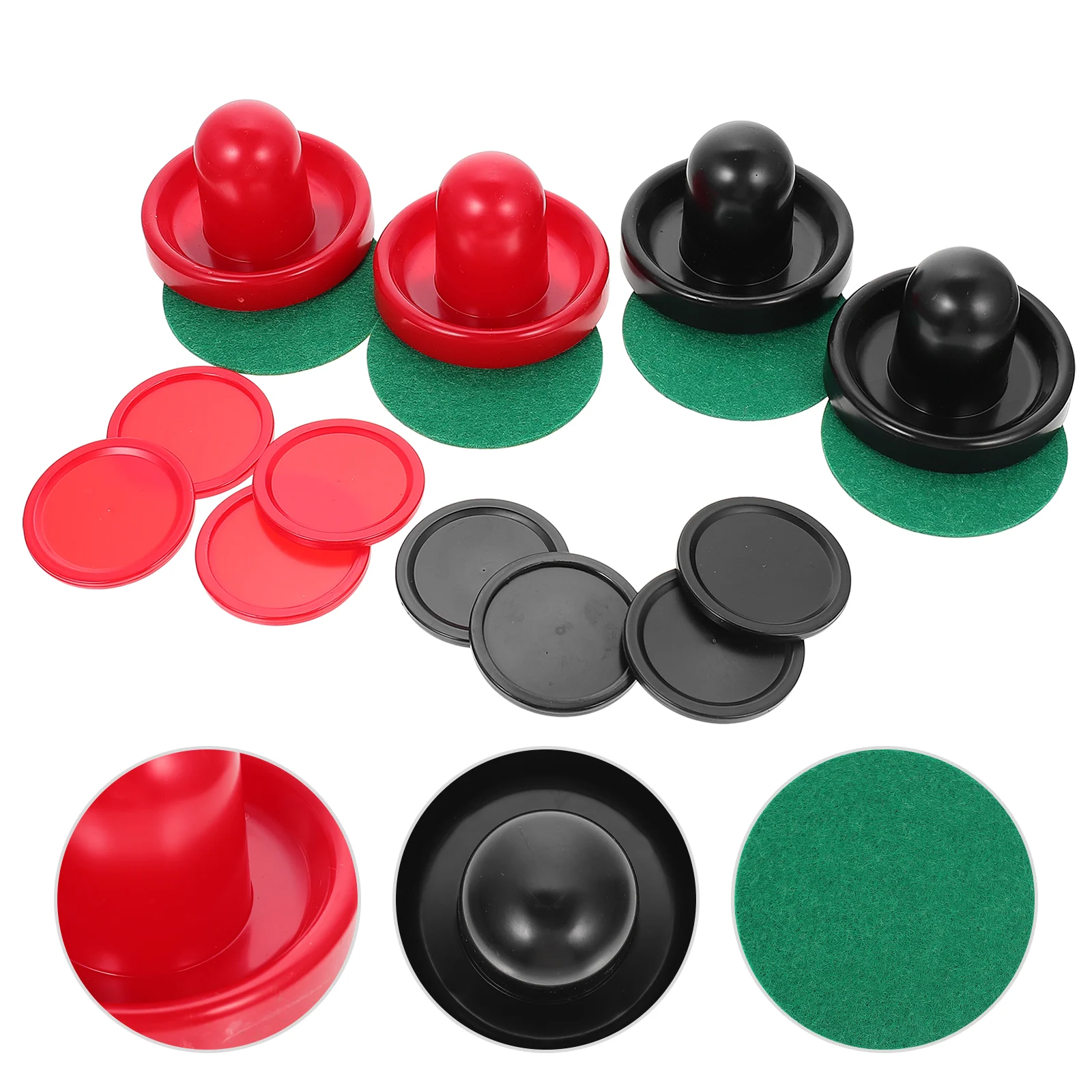 Ball Header Set Hockey Accessories Air Puck Wooden Parts Plastic Pusher Miss Game Accessory