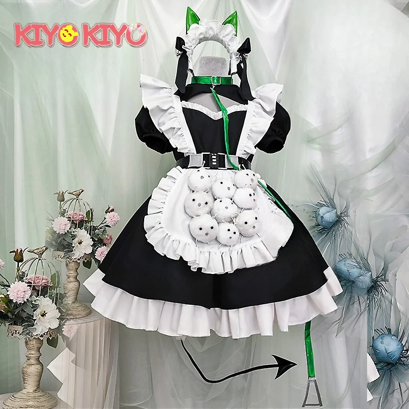 

KIYO-KIYO Vtuber Virtua Real Aza Cosplay Costume Aza Maid Dress Female Halloween Costumes