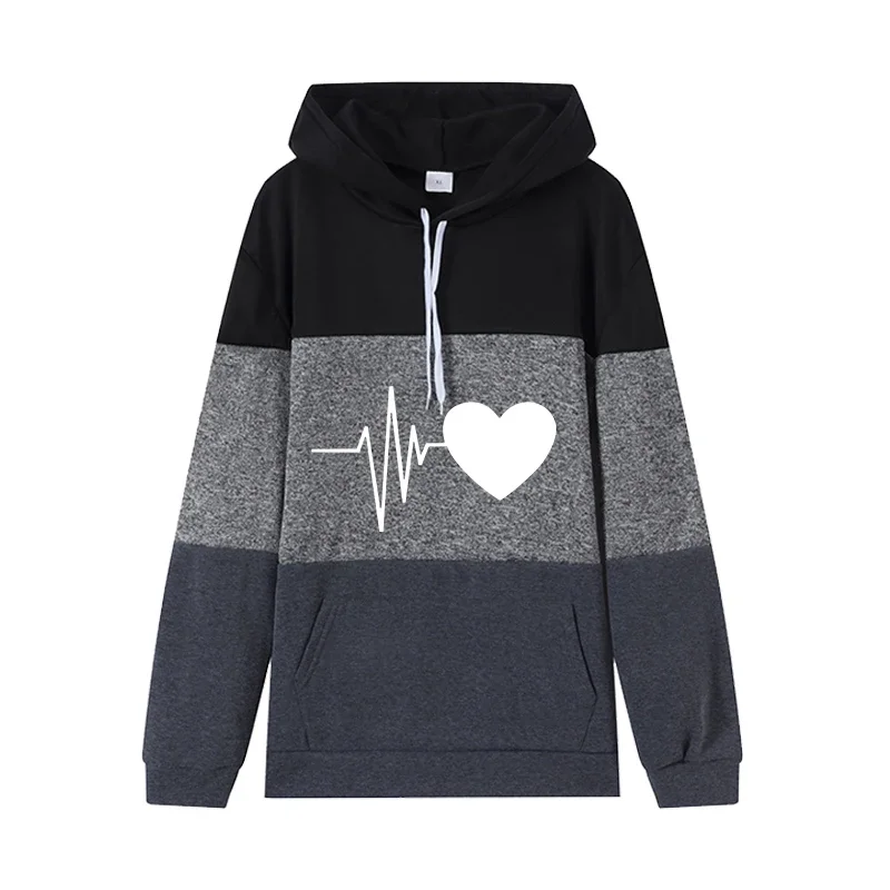 

Модные женские толстовки с принтом, повседневные толстовки с капюшоном, спортивные топы для бега, удобная уличная осенне-зимняя женская одежда