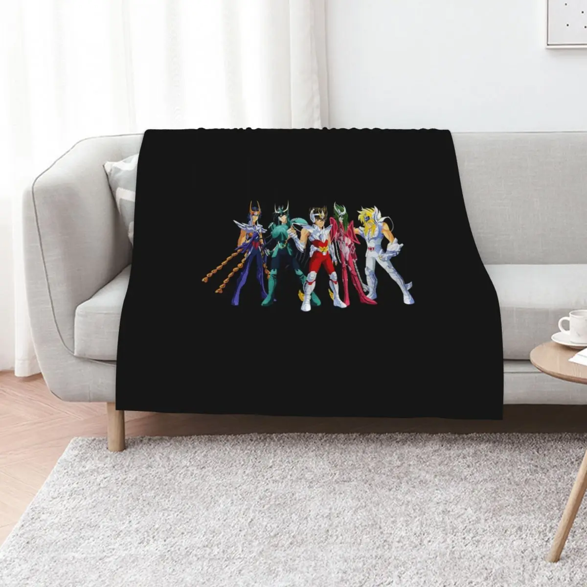 Bronze Saints No.2 Essential Throw Blanket Bed linens Retros anime Soft Blankets For Baby decorative Blankets