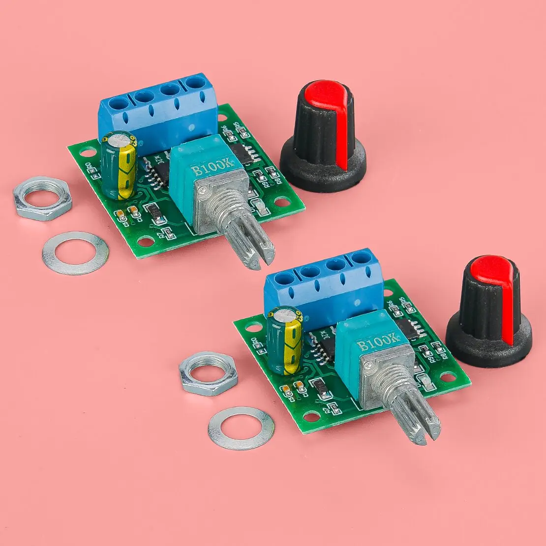 2pcs 1803bk 2A PWM DC Motor Speed Controller Low Voltage Dimmer Adjustable Driver Switch 1.8V to 12V