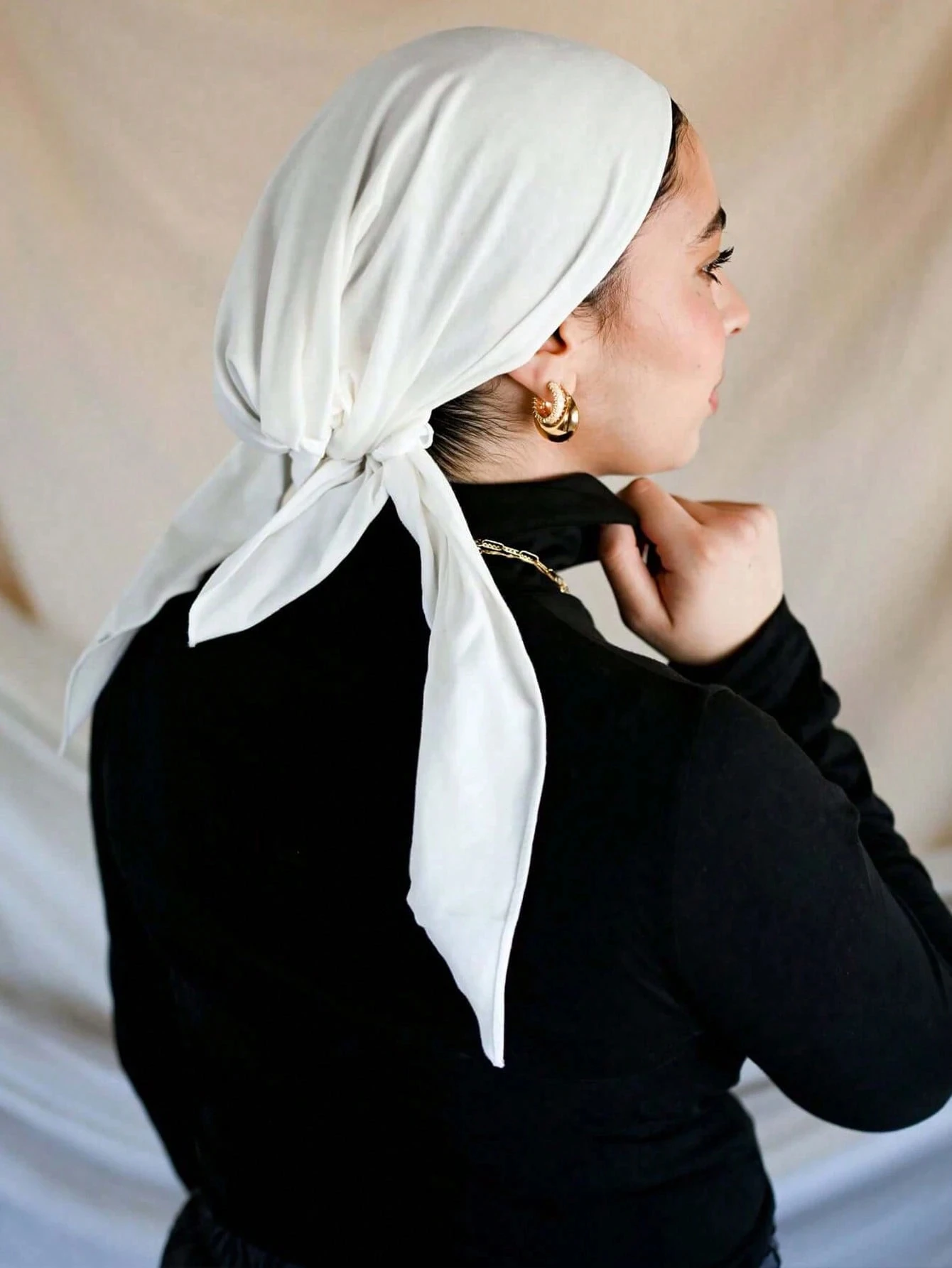 

Triangle Jersey Hijab Scarf For Women Muslim Shawls Headscarf Wraps Solid Color Scarves Head Wrap Islamic Turban Headband