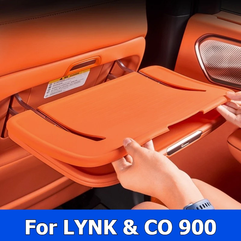 For LYNK & CO 900 2Pcs/Set Seat Back Tray Table Silicone Mat Rear Seat Table Silicone Pad Non-Scratch Backrest Protector Cover
