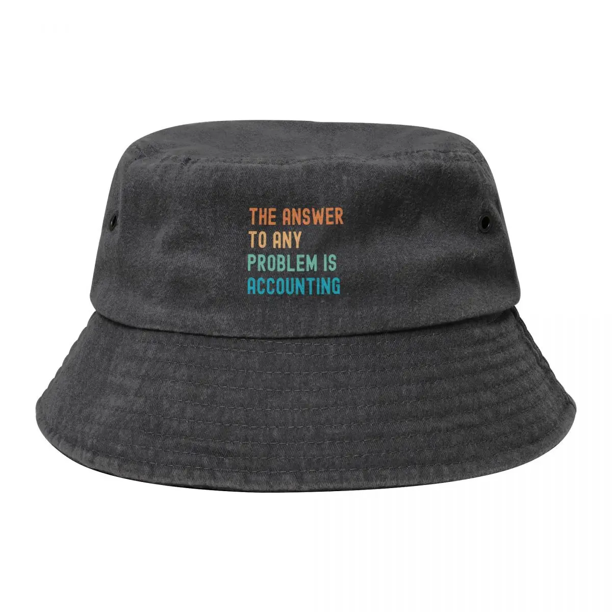 Funny accounting Bucket Hat cute Brand Man cap Boy Women's