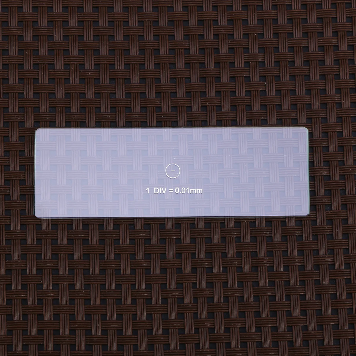 0.01 مللي متر مجهر ميكرومتر الشريحة أداة معايرة عالية الدقة لتطبيقات المجهر المختبري شريحة المجهر