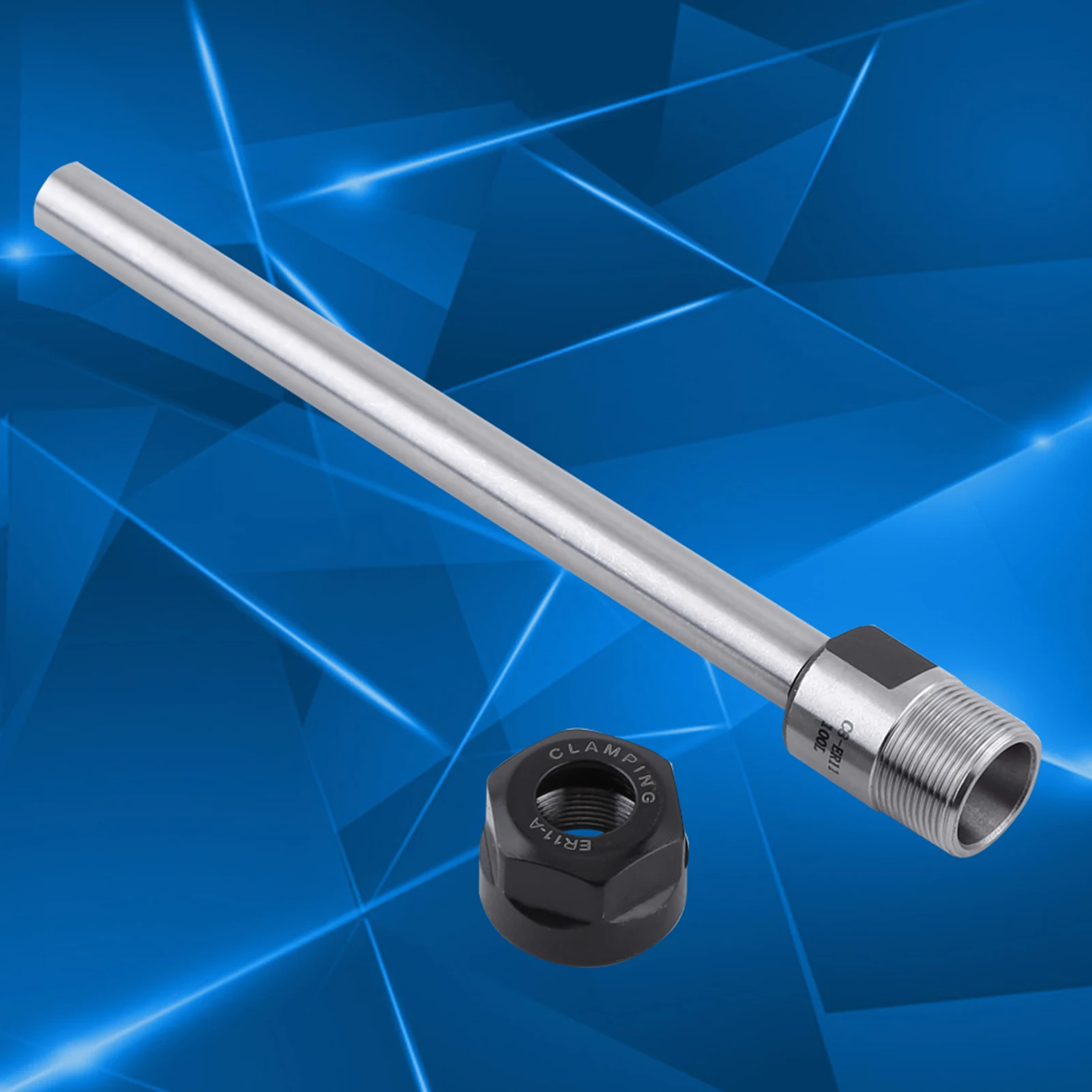C8 ER11A 100L Collet Straight Shank Chuck Holder CNC Milling Tool Extension Lathe Rod Practical Collet Chuck Holder Chuck Holder view 2