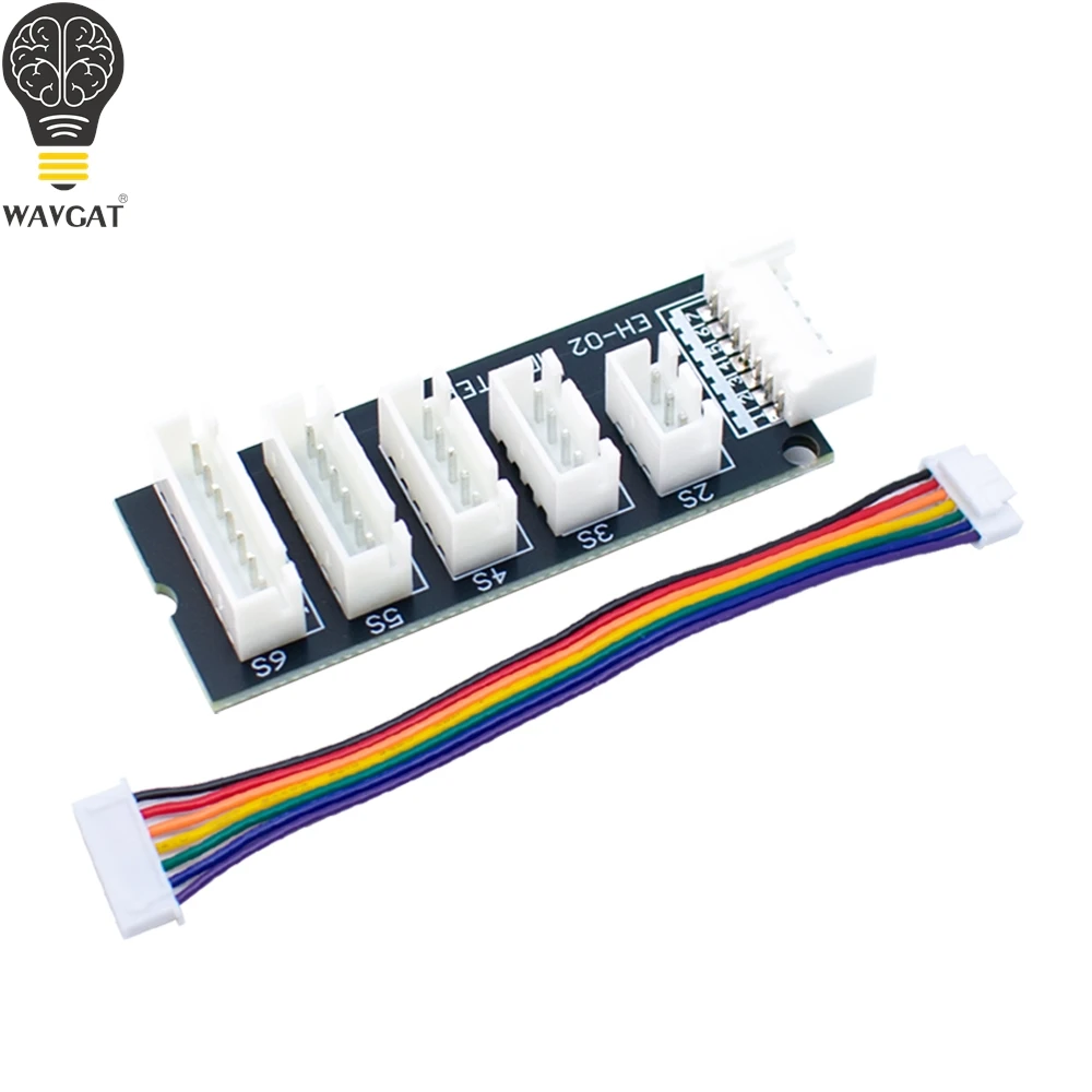WAVGAT 1PCS XH2.54 2-6S balance head extension board Q6 Q8 D6 PRO plug-in board for airplane model lithium battery charger