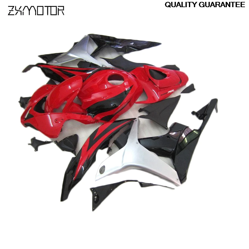 

Plastic Injection Motorcycle Fairing Kits For Honda CBR600RR F5 2007 2008 Red Black Fairings Set Cbr 600 Rr F5 07 08 SX27