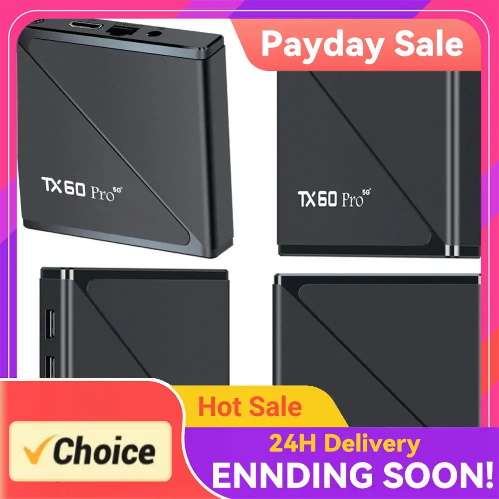 Android 10 Smart TV Box 1GB 8GB Set Top Box 14K 2.4G/5G Dual WiFi Android Box with Remote