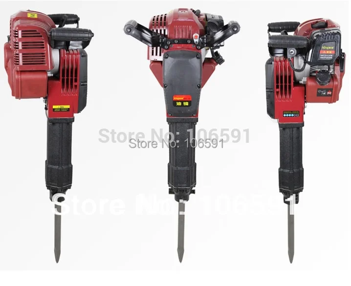 

Gasoline 2T 52CC Engine Multifunction Professional Stick,Shovel Fast Dual Piling Crusher Field Engineering Jack Hammer