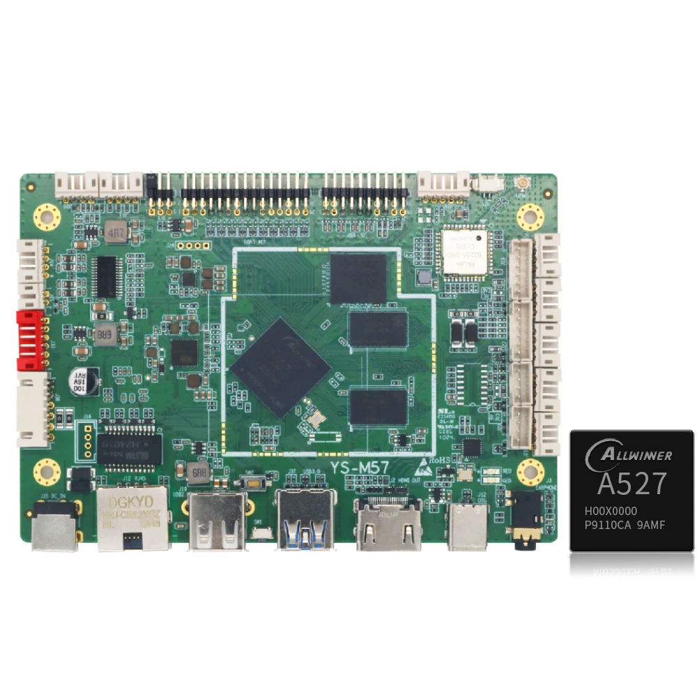 

M57 A527 13 Board 4GB LVDS 4K Display Ethernet ARM Embedded Motherboard for LCD Advertising Screen