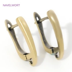 2/4/8Pcs Antique Bronze Color Shvenzy Earwires Brass Earring Fixtures Basic Fasteners For Jewelry Making DIY Earring Findings