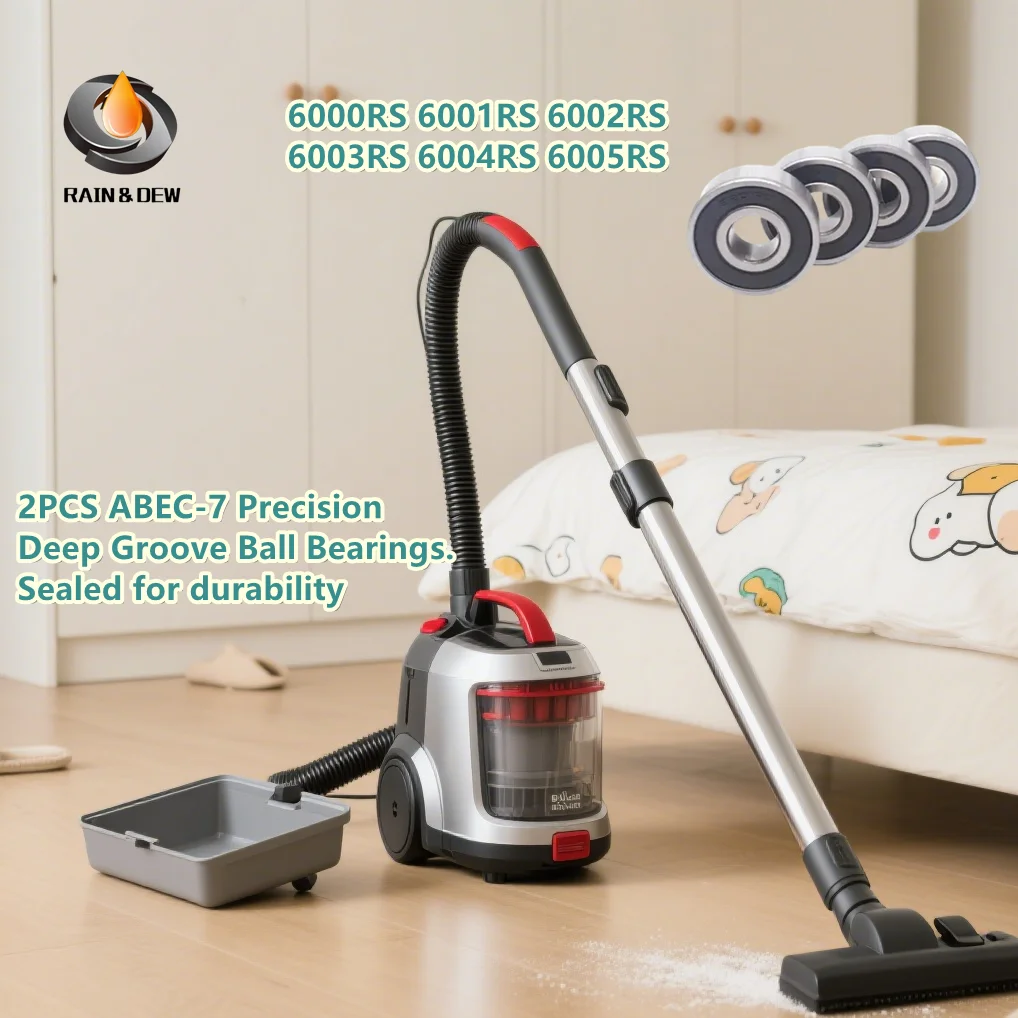 

2 шт. 6000RS 6001RS 6002RS 6003RS 6004RS 6005RS радиальный шарикоподшипник ABEC-7