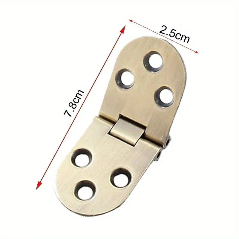 12pcs Duty Folding Table Hinges Bronze Sewing Machine Flip Top Hinge Zinc Alloy Tray Hinge Mounting Drop Front Desk Drawer Doors