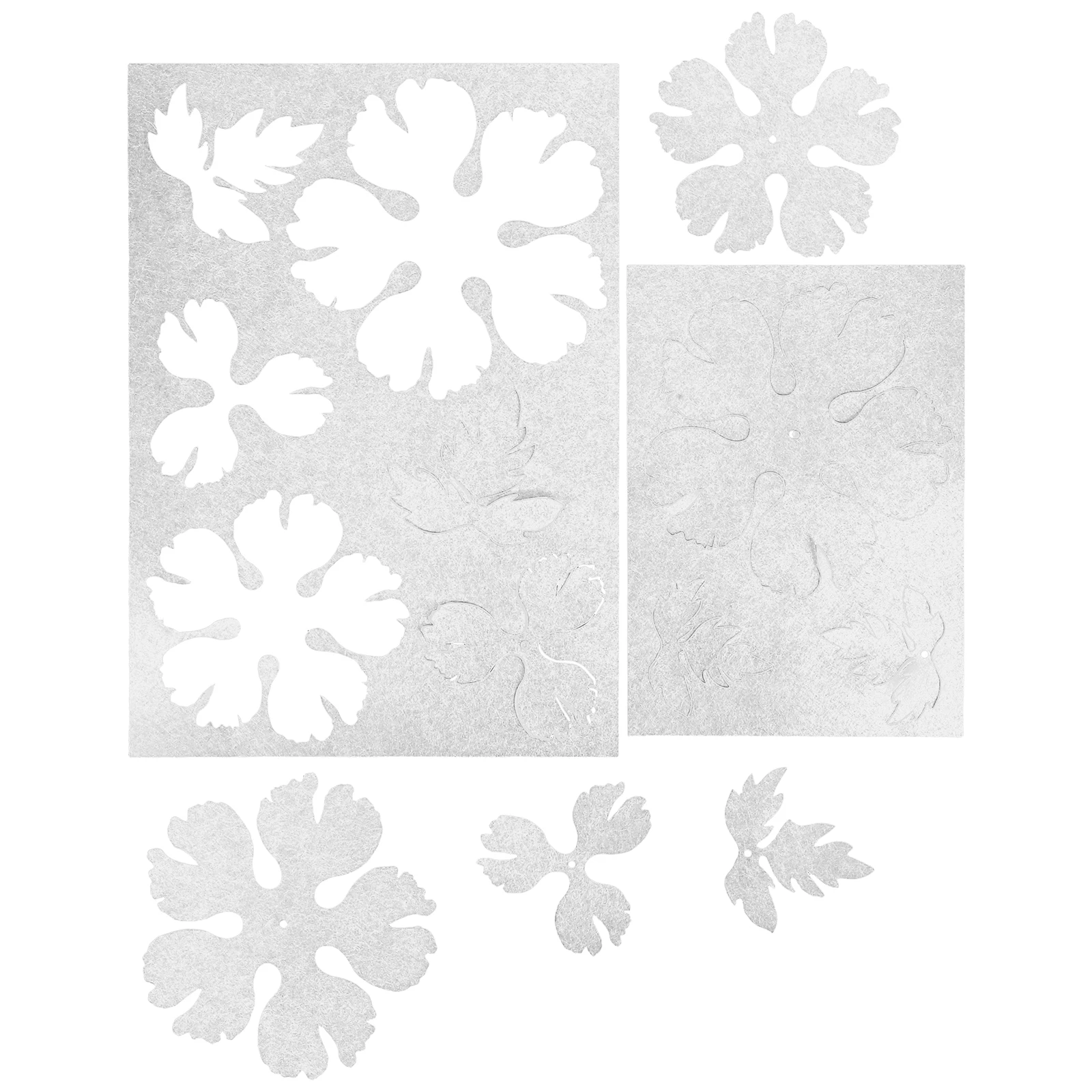 

2 Pcs Pre-slicing of Heat Shrinkable Slices Film Cutouts Sheet Shrinky Art Paper Bops Shapes