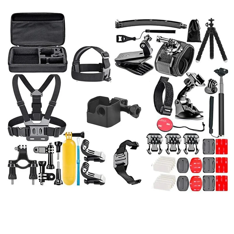 

50 in1 Pocket Gimbal Accessories Set Tripod Selfie Stick Chest Strap Car Suction Cup Bike Bracket Clip for DJI Osmo Pocket 3