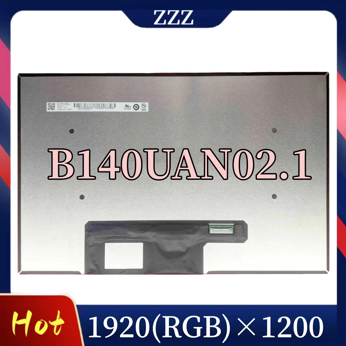 

14,0-дюймовый ЖК-экран для ноутбука B140UAN02.1 FHD IPS 1920x1200, матричная панель дисплея, 100% sRGB, EDP, 30 контактов