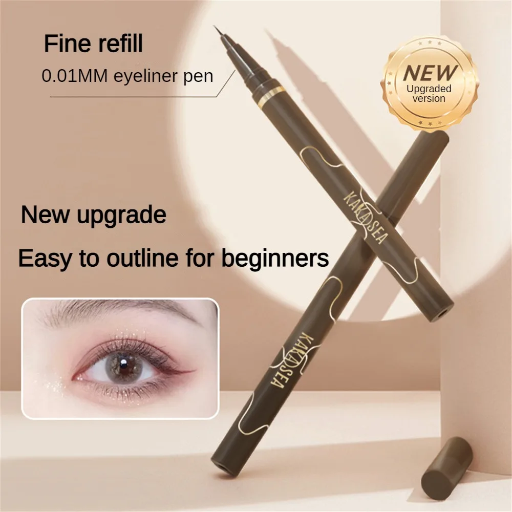 Einfach zu kontrollieren für Anfänger kosmetische Werkzeuge kosmetische wasserdichte Eyeliner Stift dauerhafte Abnutzung Trend schlanke flüssige Eyeliner Umriss