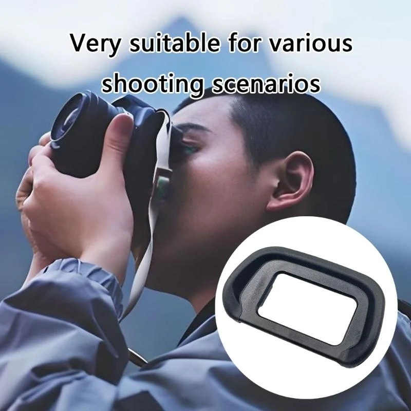 E8BA Hard EyeCups Opecis Oyewing Viewfinders Protecters Cover for EOSR EOSR10 R10 Cámara sin espejo