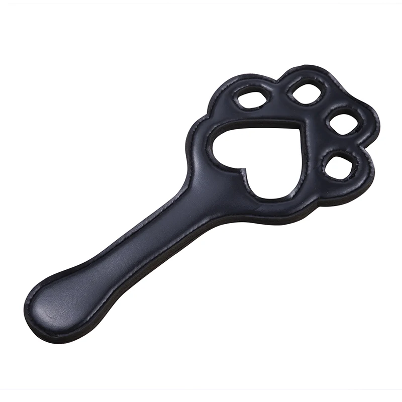 Heart-shaped BDSM Leather SP Adult Flirting Tool Skin Racket Sexy Toys Sm Punishment Intimate Game Couple Spanking Flirting view 5