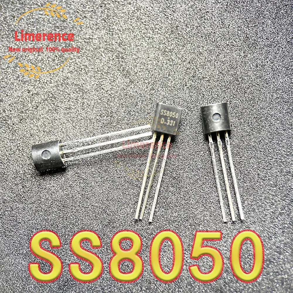 100 buah SS8050D TO92 SS8050 TO-92 Chipset IC baru dan asli