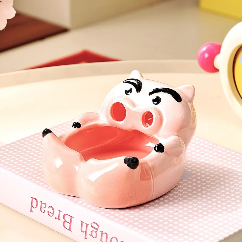 

1pc Ceramic home ashtray personalized living room bedroom high-end feeling Instagram fashion home decoration