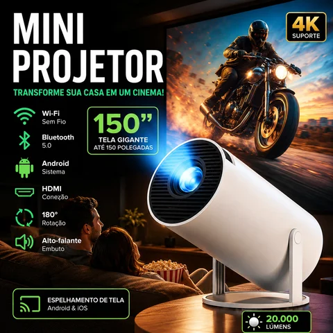 HY300 Portable Smart Android Projector