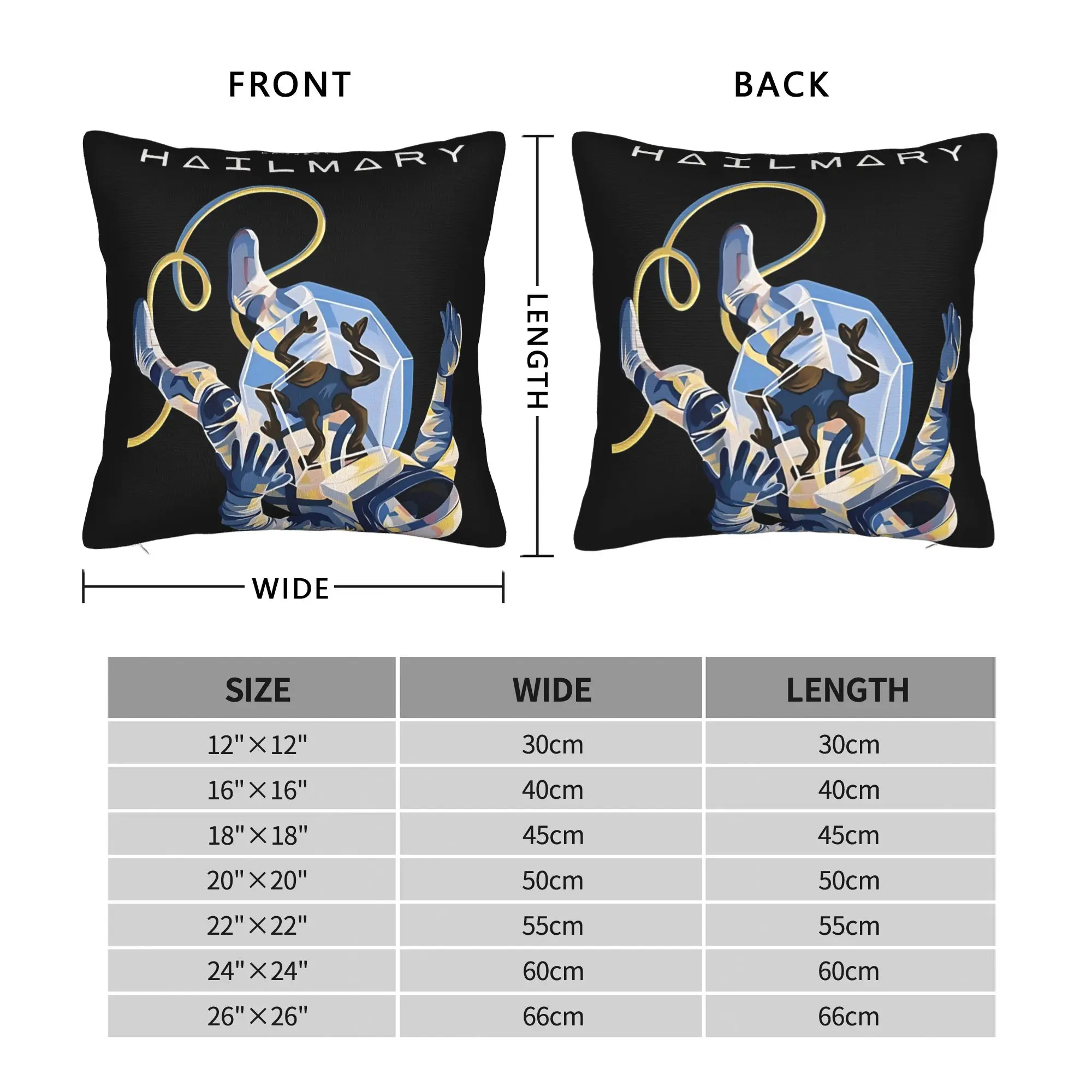Pillow Case Project Hail Mary Save The World Comfy  Pillow Cover For Sofa Bedroom Home Decor Funny Pillowcases