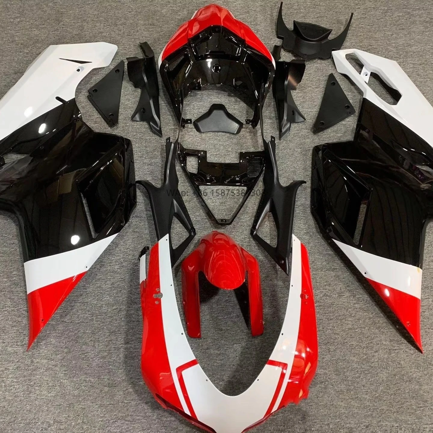 

Motorcycle Fairing Kit for 848 1098 1198 2007 2008 2009 2010 2011 ABS Customized Fairings Kit