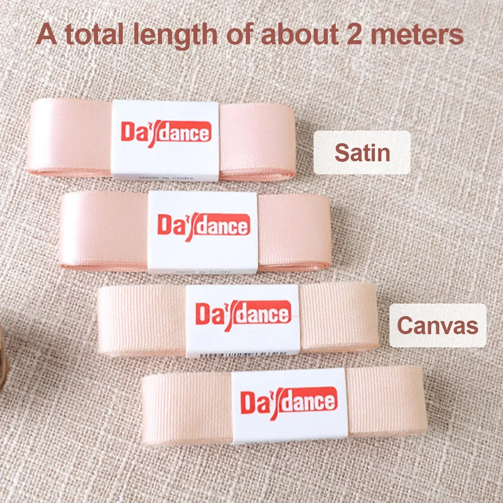 Satin Ballet Pointe Shoes Bandage Women Canvas Toe Shoes Bandage for Ballerina Dance Training Performance Ballet Accessories