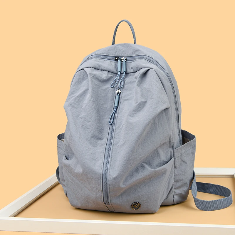 New Ultra-light 0.27kg Nylon Backpack Women Large Capacity Laptop Daypack with iPad Pocket Ladies Casual Travel School Bag 2026