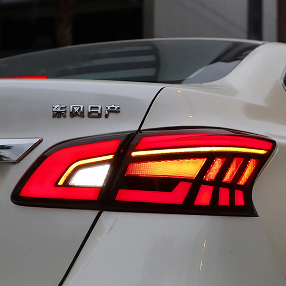

For Nissan Classic Sylphy 2012-2024 Car Back Lamps Assembly Upgrade New Styling Startup Effect LED Taillights Tools Accessories