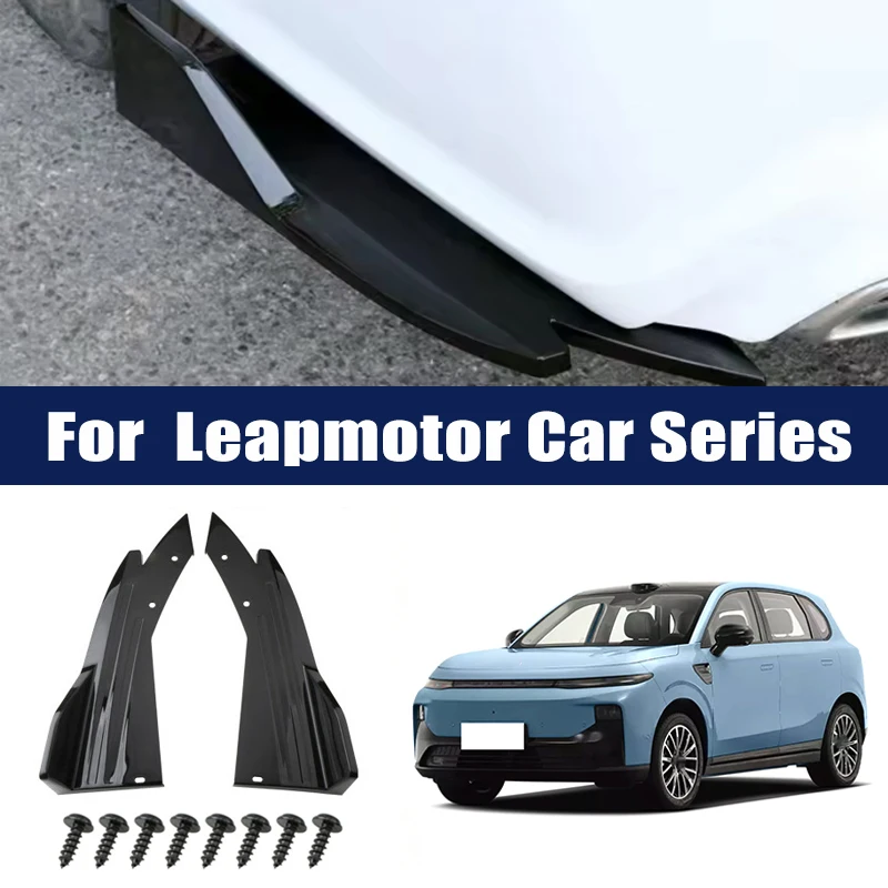 

Rear Bumper Lip Diffuser Splitter Canard Protector Front Spoiler Body Kit For Leapmotor T03 S01 C11 C10 C16 T03L E10 A10 D199