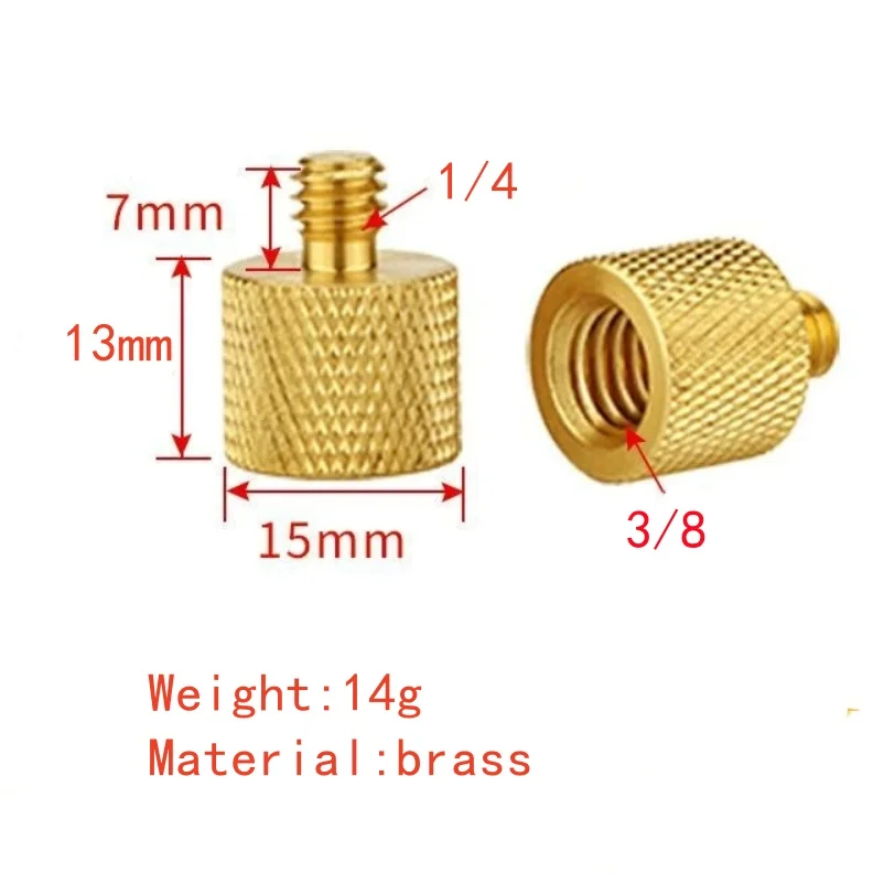 카메라 나사 어댑터 나사 1/4 3/8 5/8 퀵 릴리즈 플레이트 나사 DSLR 액세서리 삼각대 마운트 어댑터 (DSLR 카메라 삼각대용)