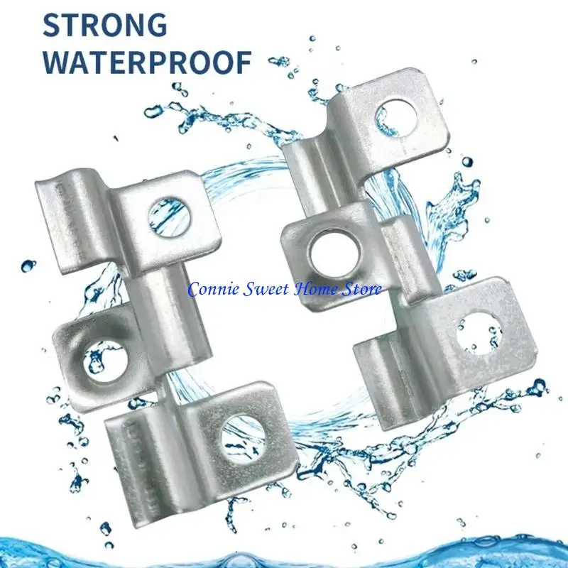 

LXAF 100pcs Nearlensales Steel Steel Clip Decking Clip для долгого использования и эстетической привлекательности