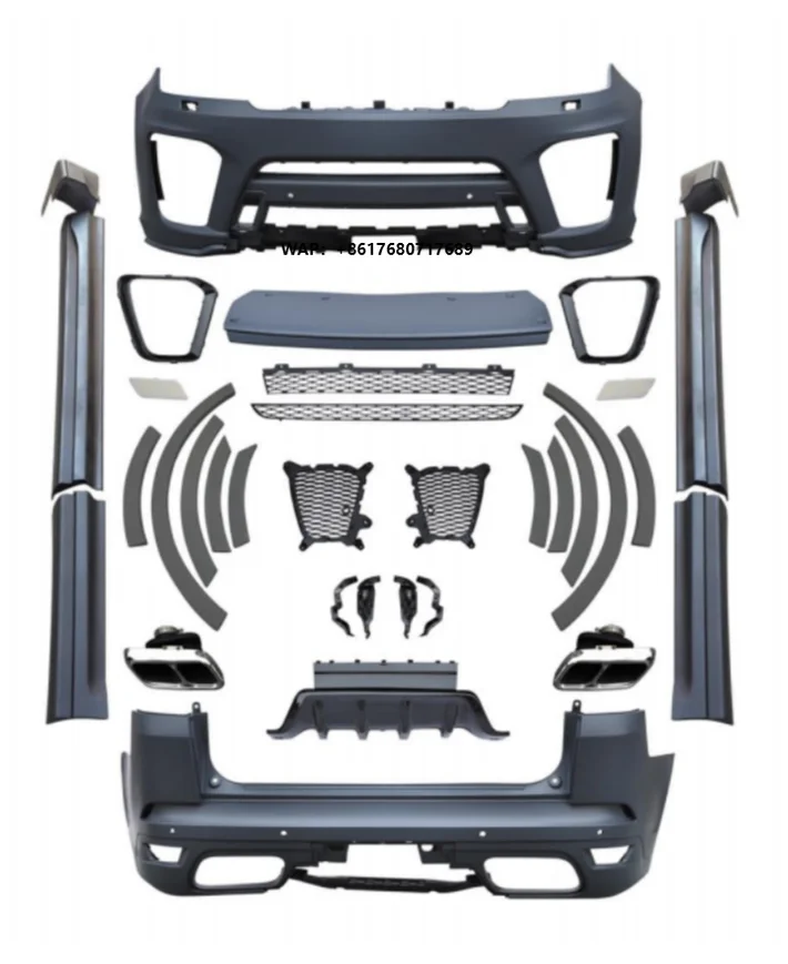 L494 SVR Bodykit for  Range Rover Sport 2014-2017 up to 2018 2019 2020 2021 2022 Car Auto Parts Front Rear Bumper Kit