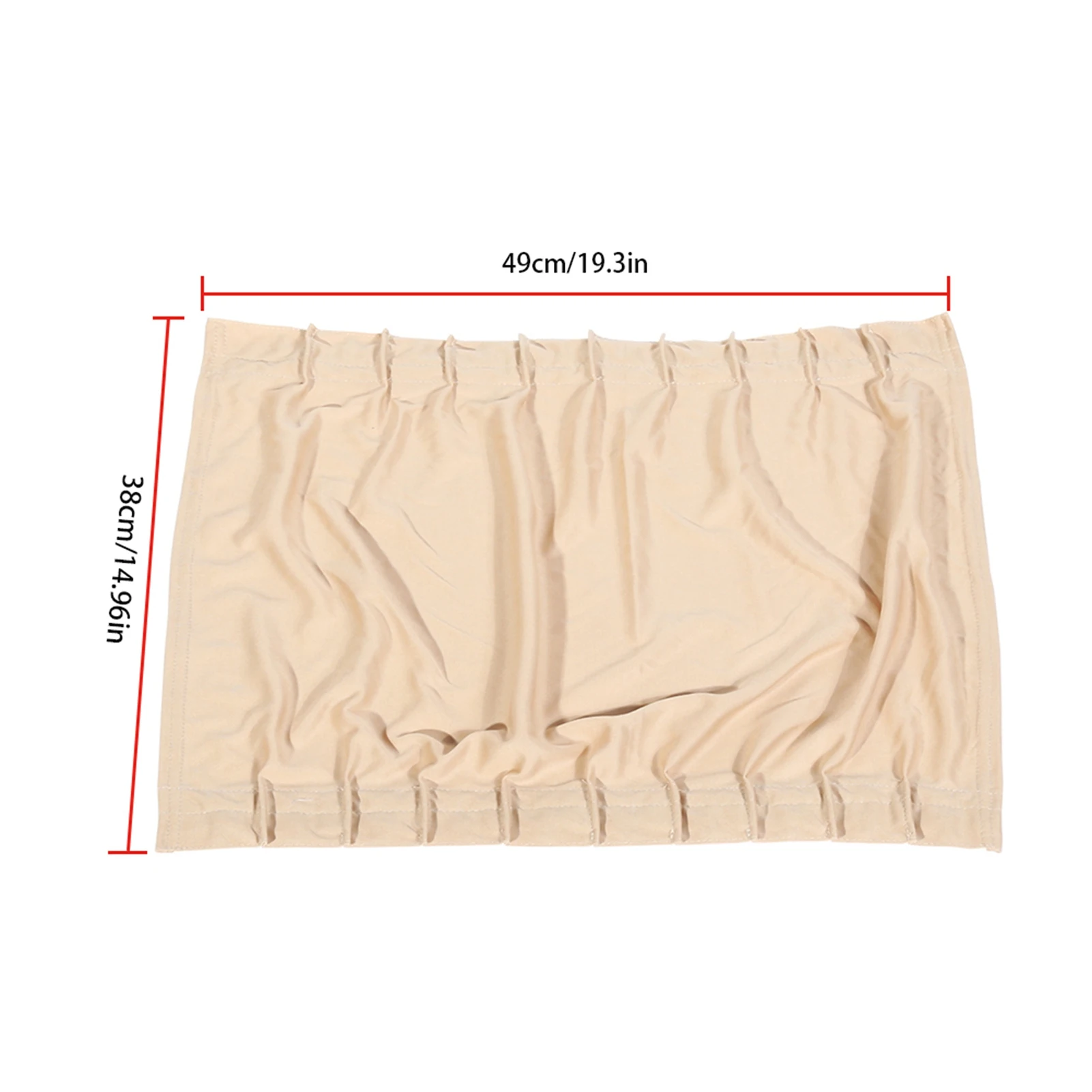 Car Window Sun Shade Foldable Sunshade 2 x 50s Car Sun Shade Window Curtain Adjustable SunShade Drape Visor Valance Curtain