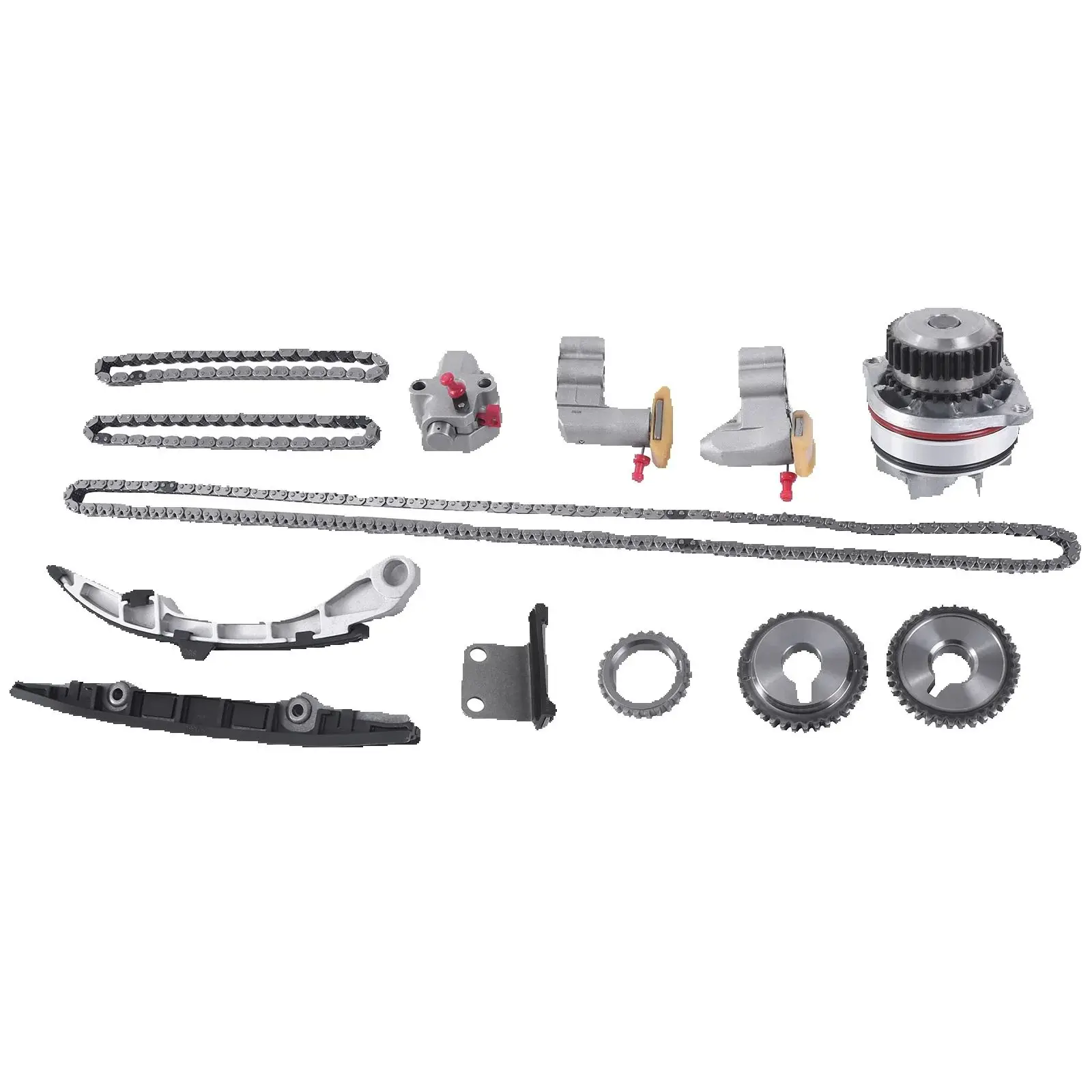 1Set Timing Chain Kit Water Pump 23020-AC400 13028-AL500 For 2007-2012 For Infiniti G35 FX35 3.5L