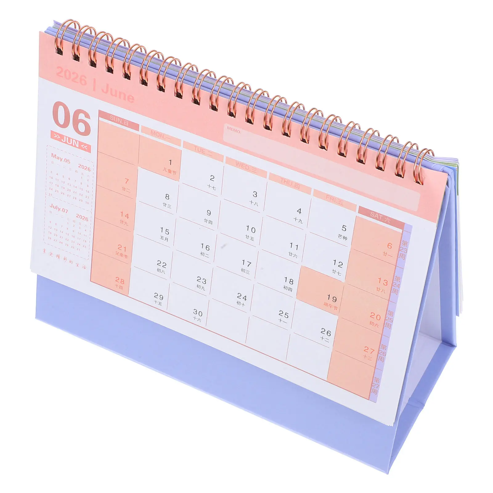 

2026 Desk Calendar Compact Design Solid Color Daily Flip Planner Thick Paper Office Home Desktop Use Cute Little Desk Calendar