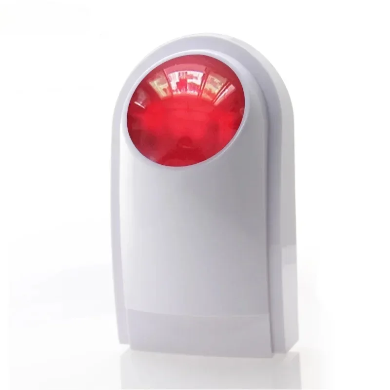 433MHz Wireless Strobe Siren Light Alarm Outdoor Waterproof Only For G4 / W123 / G50 / PG103 / W2B Wifi GSM Alarm System