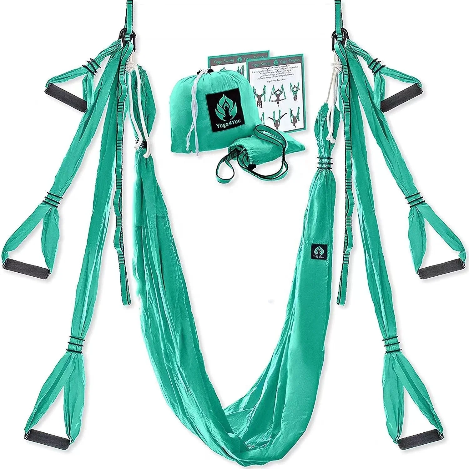 

Made in China Aerial Yoga Hammock Silk Fabric Healthy Model Life Silk Aerial Yoga Swing Hammock Kit
